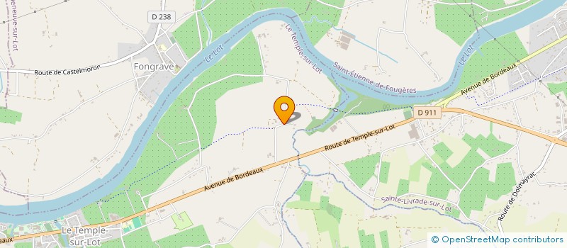 localisation de l'entreprise SCI CRDI  LE TEMPLE-SUR-LOT