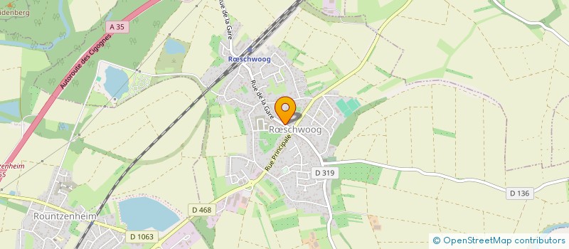 localisation de l'entreprise SCI CREA  RSCHWOOG