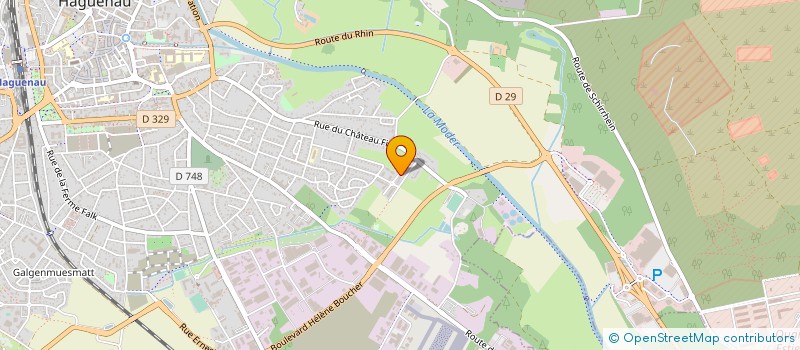 localisation de l'entreprise SCI CREA  HAGUENAU