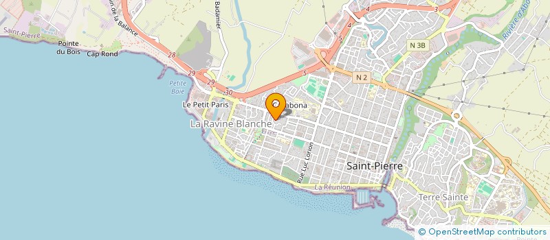 localisation de l'entreprise SCI CREA à SAINT-PIERRE