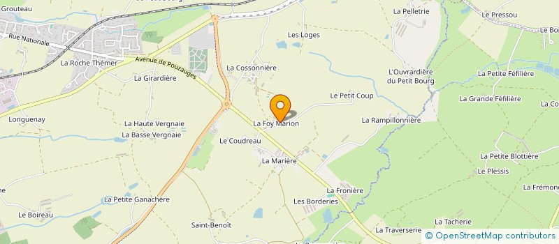 localisation de l'entreprise SCI CREA DEVELOPPEMENT à LES HERBIERS