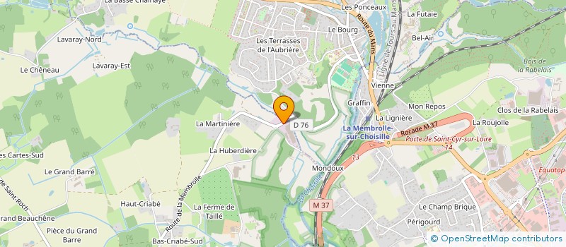 localisation de l'entreprise SCI CREA IMMO à FONDETTES