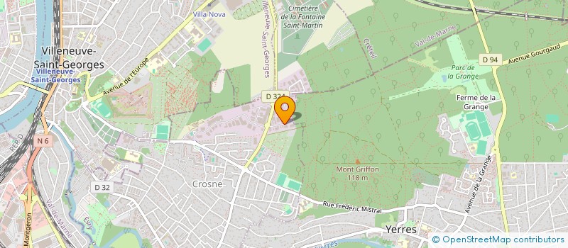 localisation de l'entreprise SCI CREA IMMO  CROSNE