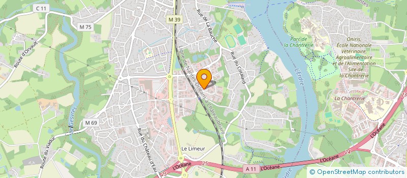 localisation de l'entreprise SCI CREACAO  LA CHAPELLE-SUR-ERDRE