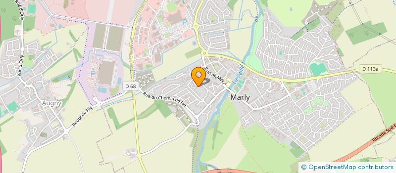 localisation de l'entreprise SCI CREALOU à MARLY