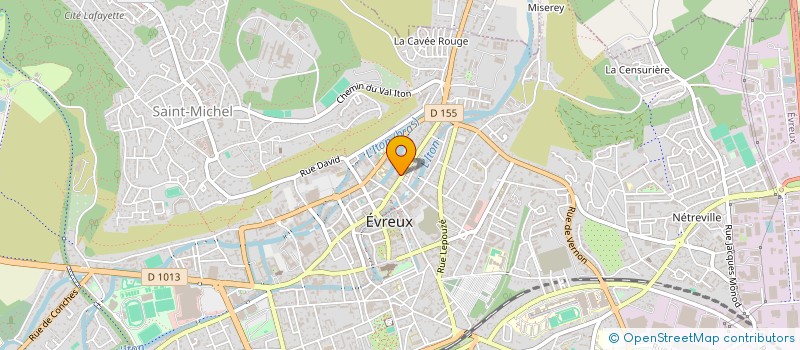 localisation de l'entreprise SCI CREAPSY  EVREUX