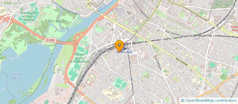 localisation de l'entreprise SCI CREAR à ANGERS