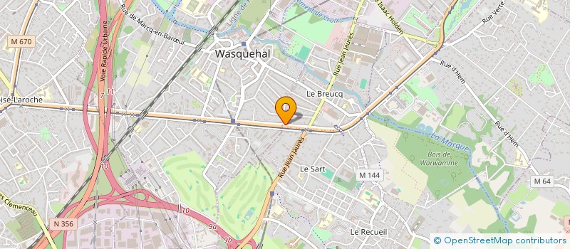 localisation de l'entreprise SCI CREAT' à VILLENEUVE D ASCQ