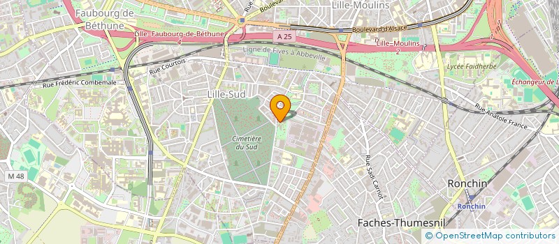 localisation de l'entreprise SCI CREATIL à LILLE