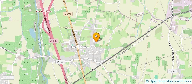 localisation de l'entreprise SCI CREATIO  LES CHERES