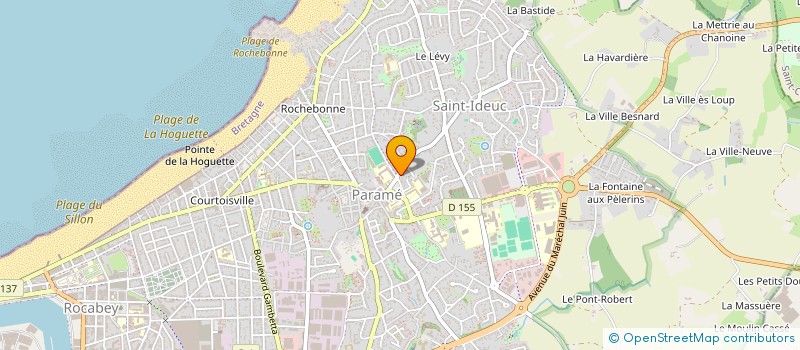 localisation de l'entreprise SCI CREATION 2000  SAINT-MALO