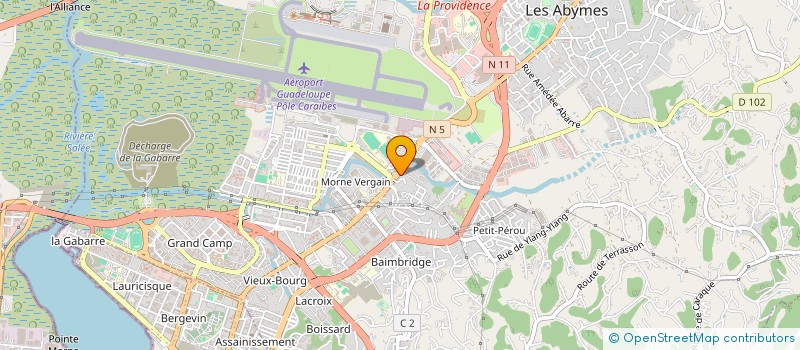 localisation de l'entreprise SCI CREATIONS à LES ABYMES