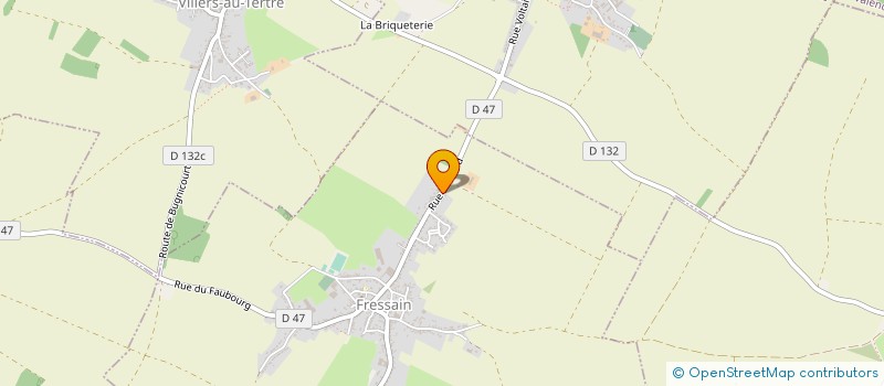 localisation de l'entreprise SCI CRECAR  FRESSAIN