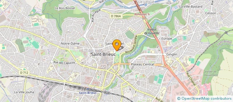 localisation de l'entreprise SCI CRECH GUEGAN BIHAN à SAINT-BRIEUC