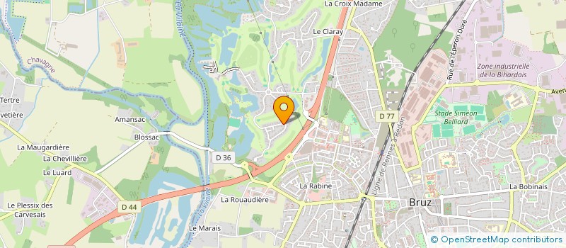 localisation de l'entreprise SCI CRECHE DE DOMLOUP  BRUZ