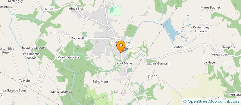 localisation de l'entreprise SCI CRECOB  LANGONNET