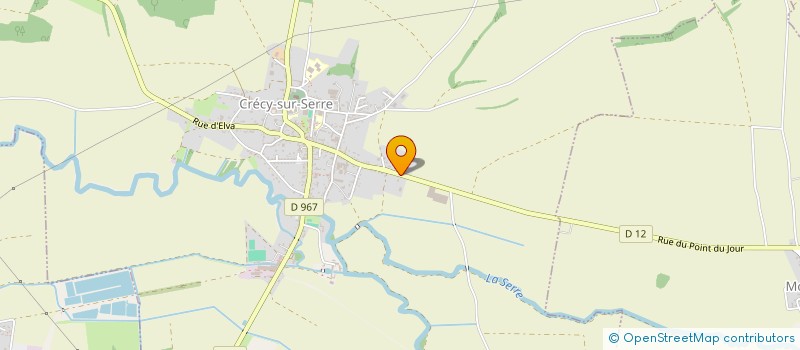 localisation de l'entreprise SCI CRECOISE  CRECY-SUR-SERRE