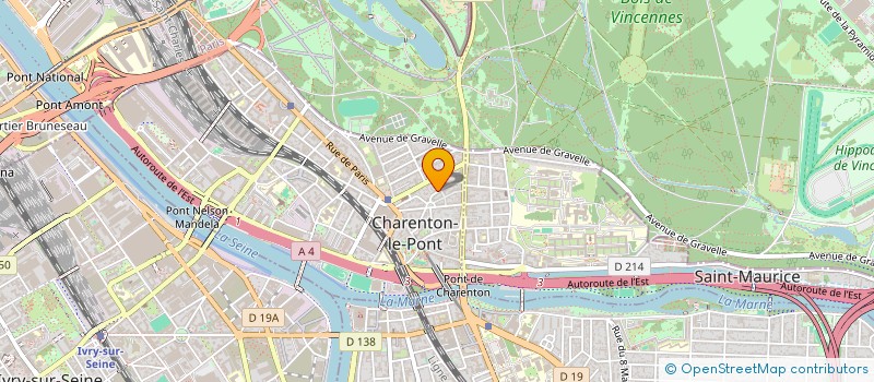 localisation de l'entreprise SCI CREDAX  CHARENTON-LE-PONT