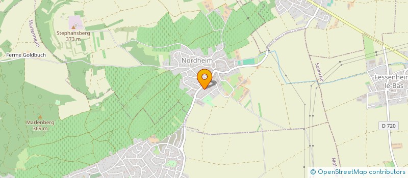 localisation de l'entreprise SCI CREFI  NORDHEIM