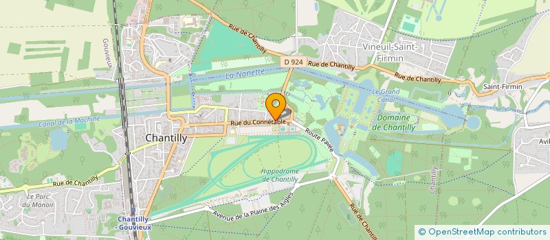 localisation de l'entreprise SCI CREIL INVEST  CHANTILLY