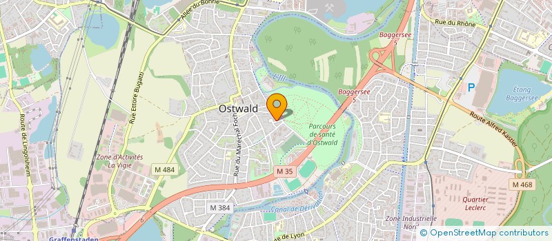 localisation de l'entreprise SCI CREME FRAICHE  OSTWALD