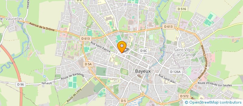 localisation de l'entreprise SCI CREMEL  BAYEUX