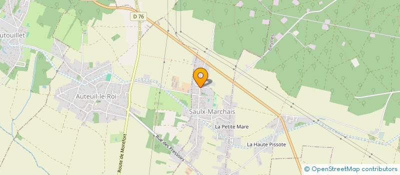 localisation de l'entreprise SCI CREMET  SAULX-MARCHAIS