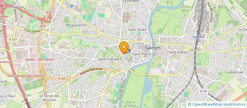 localisation de l'entreprise SCI CREMIEUX-OPSAHL  SAINTES