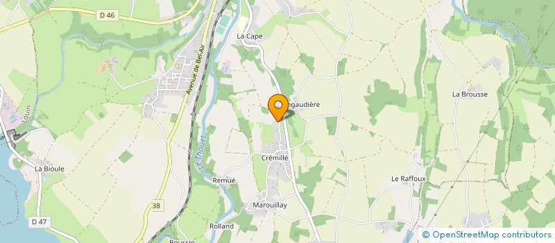 localisation de l'entreprise SCI CREMILLE  SAINT-LOUP-LAMAIRE