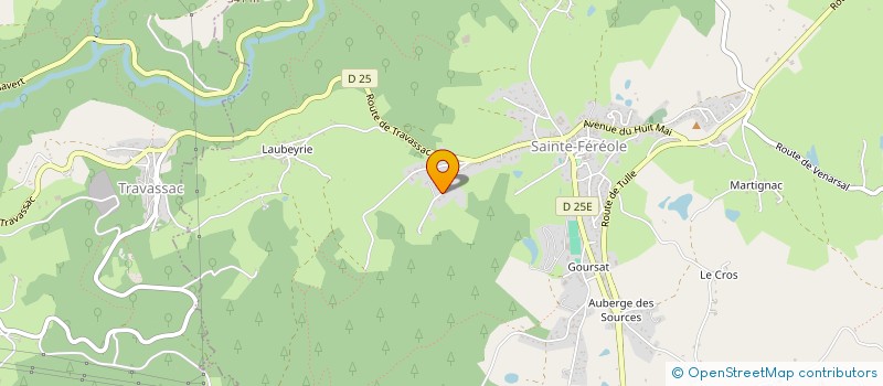 localisation de l'entreprise SCI CREMON  SAINTE FEREOLE