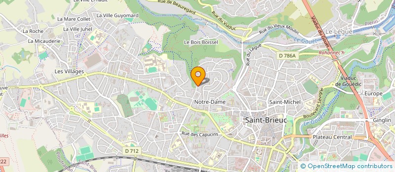 localisation de l'entreprise SCI CRENAULT GAUTIER à SAINT-BRIEUC