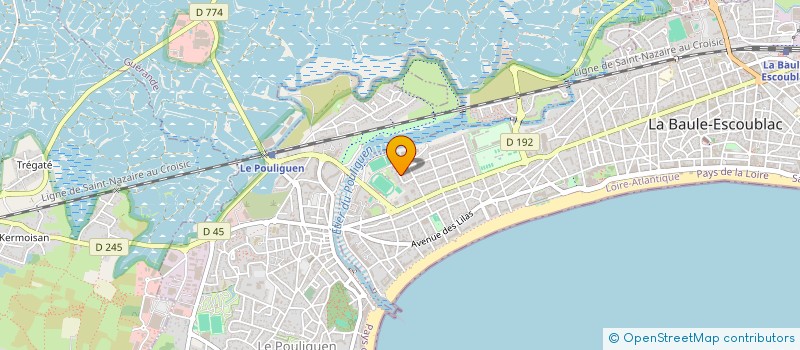 localisation de l'entreprise SCI CRENCH à LA BAULE-ESCOUBLAC