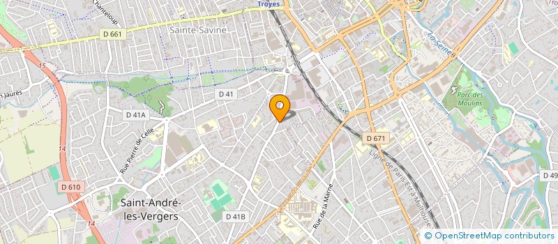 localisation de l'entreprise SCI CRENEY  SAINT-ANDRE-LES-VERGERS