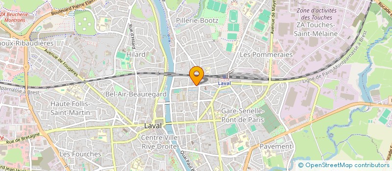 localisation de l'entreprise SCI CREOLIE à LAVAL