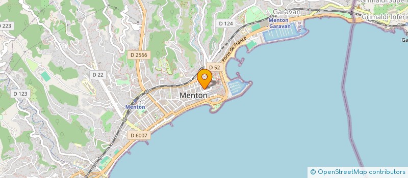 localisation de l'entreprise SCI CREOLITA à MENTON