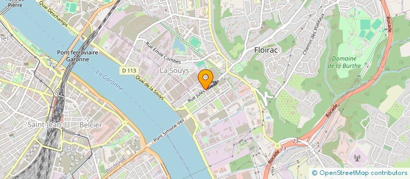 localisation de l'entreprise SCI CREON  FLOIRAC