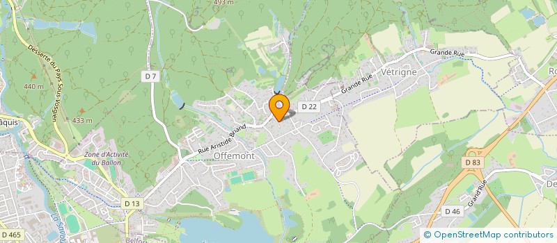 localisation de l'entreprise SCI CREP à OFFEMONT