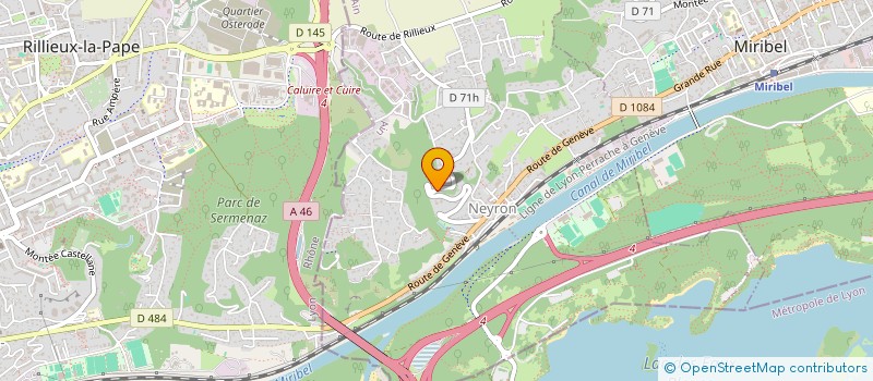 localisation de l'entreprise SCI CREPET 14 à NEYRON