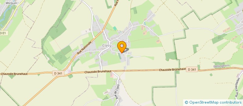 localisation de l'entreprise SCI CREPIN DL  CLETY