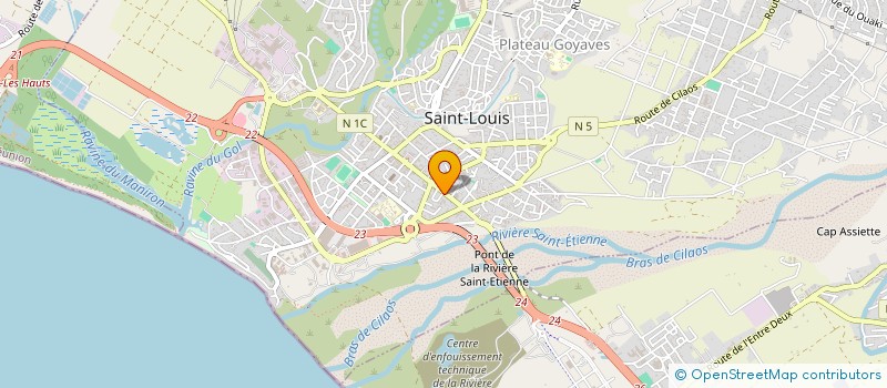 localisation de l'entreprise SCI CREPUSCULE à SAINT-LOUIS