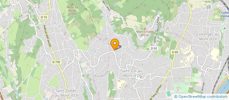 localisation de l'entreprise SCI CREQUI  SAINT-CYR-AU-MONT-D'OR