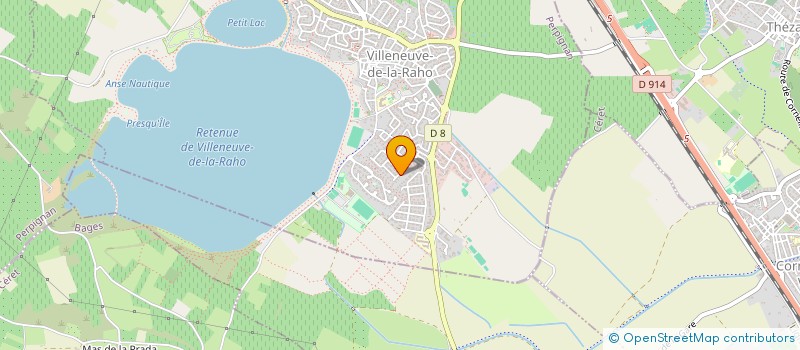 localisation de l'entreprise SCI CRES  VILLENEUVE-DE-LA-RAHO