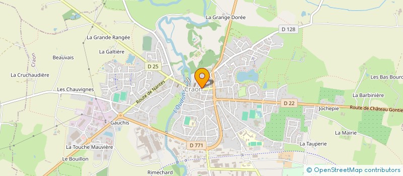 localisation de l'entreprise SCI CRESCEND'EAU  CRAON