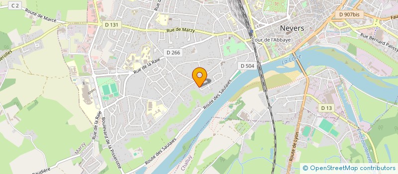 localisation de l'entreprise SCI CRESCENDO à NEVERS