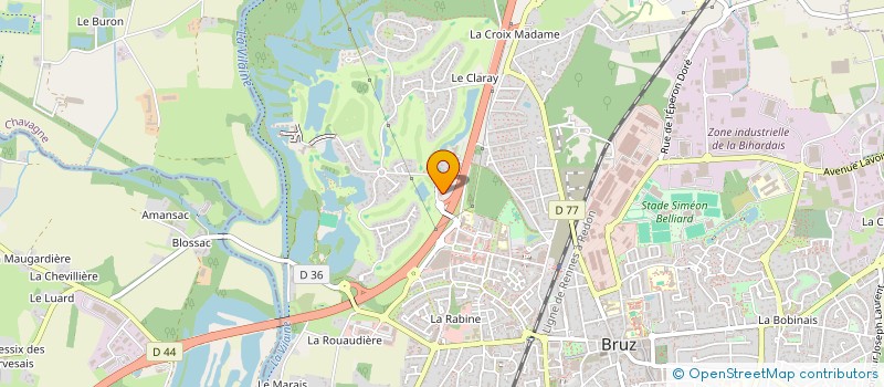 localisation de l'entreprise SCI CRESCERE  BRUZ