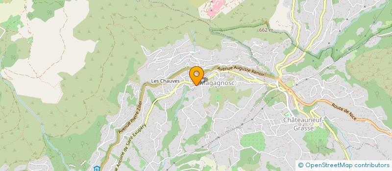 localisation de l'entreprise SCI CRESP LA LAUVE  GRASSE