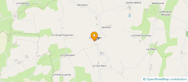localisation de l'entreprise SCI CRESPEL MARCEL LETALLE MARTINE à LE MENE