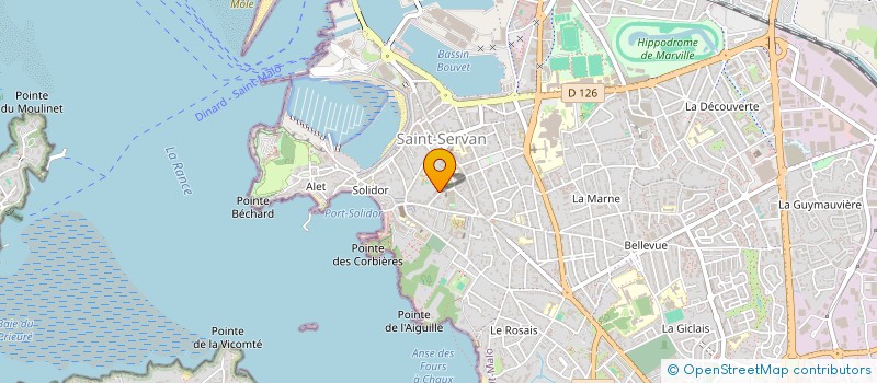 localisation de l'entreprise SCI CRESPINELLI  SAINT-MALO