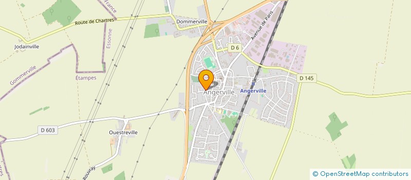 localisation de l'entreprise SCI CRESPO  ANGERVILLE