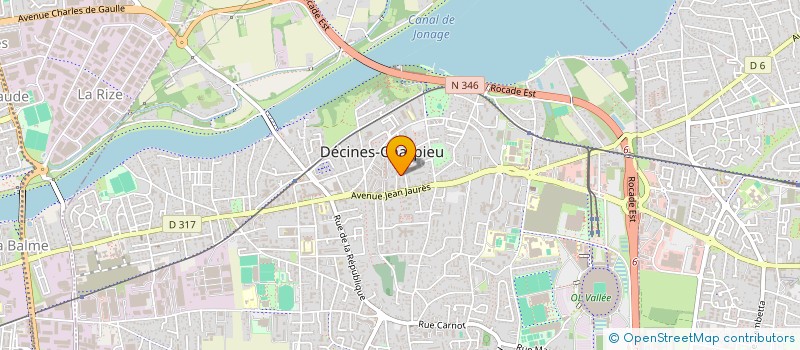 localisation de l'entreprise SCI CRESPO ET COMPAGNIE  DECINES-CHARPIEU